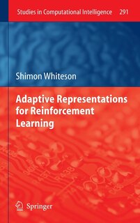 Front cover_Adaptive Representations for Reinforcement Learning