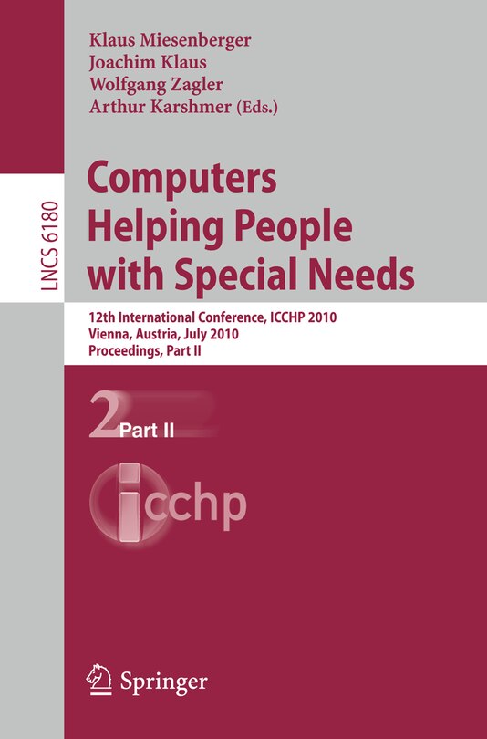 Front cover_Computers Helping People with Special Needs, Part II