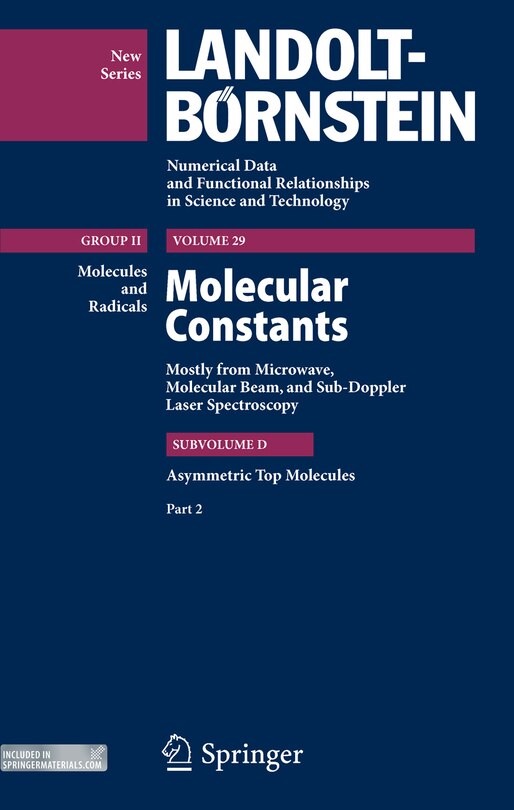 Front cover_Asymmetric Top Molecules, Part 3