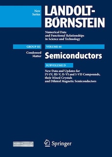 Front cover_New Data and Updates for I-VII, III-V and II-VI Compounds