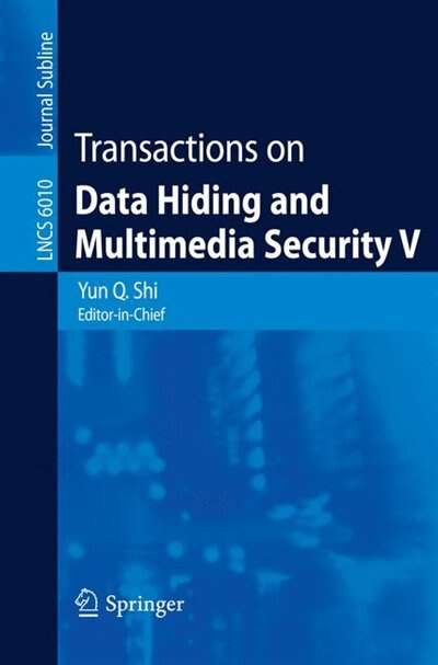 Front cover_Transactions on Data Hiding and Multimedia Security V
