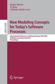 Front cover_New Modeling Concepts for Today's Software Processes