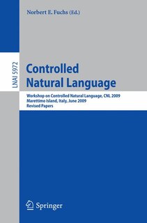 Front cover_Controlled Natural Language