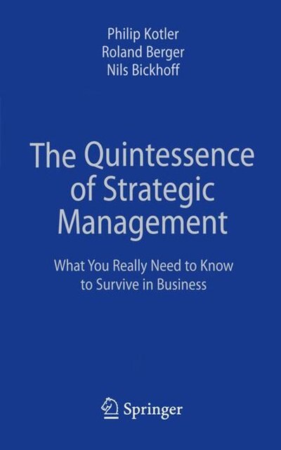 Couverture_Quintessenz des strategischen Managements