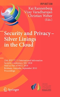 Front cover_Security and Privacy - Silver Linings in the Cloud