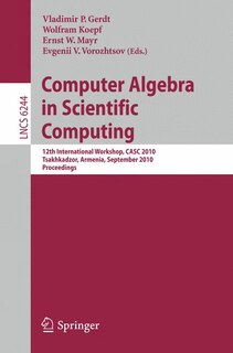 Front cover_Computer Algebra in Scientific Computing