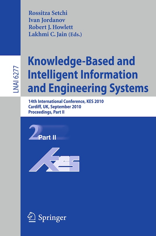Couverture_Knowledge-Based and Intelligent Information and Engineering Systems