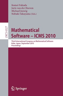 Front cover_Mathematical Software - ICMS 2010