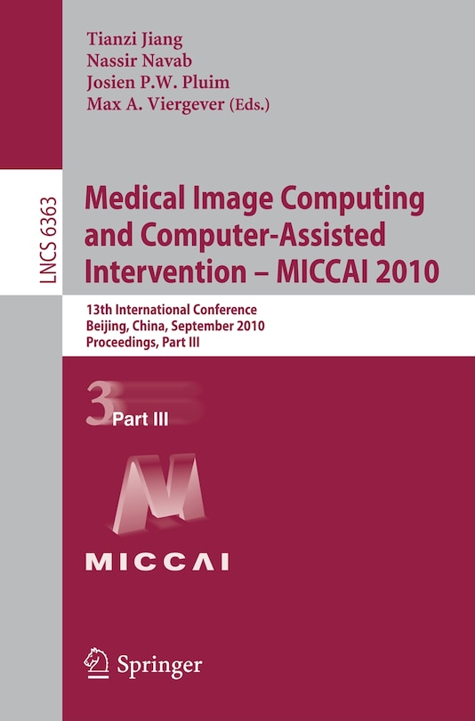 Front cover_Medical Image Computing And Computer-assisted Intervention - Miccai 2010