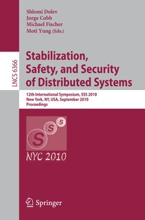 Front cover_Stabilization, Safety, and Security of Distributed Systems