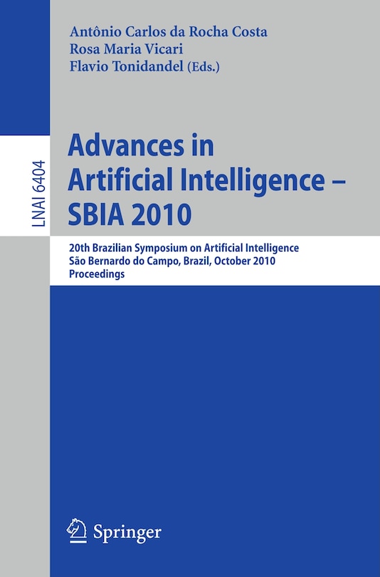 Front cover_Advances in Artificial Intelligence - SBIA 2010