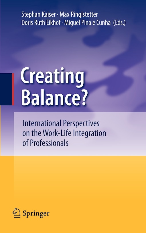 Front cover_Creating Balance?