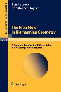 Front cover_The Ricci Flow in Riemannian Geometry