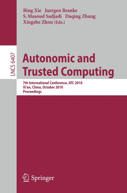 Couverture_Autonomic and Trusted Computing