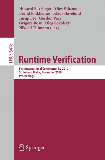 Front cover_Runtime Verification