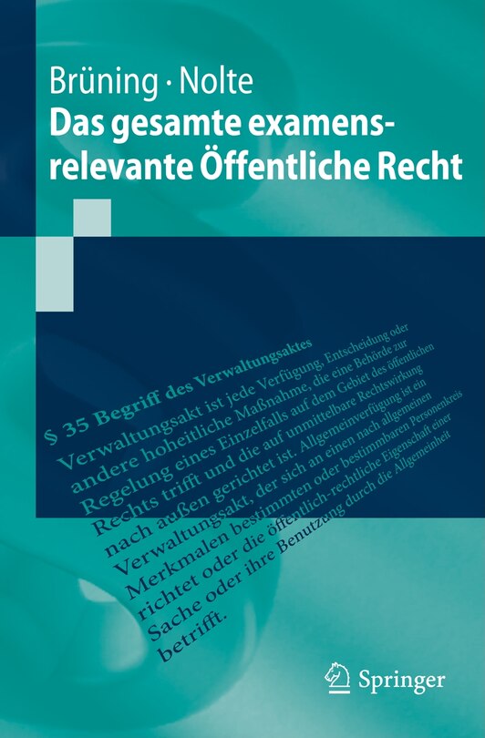 Couverture_Das gesamte examensrelevante Öffentliche Recht