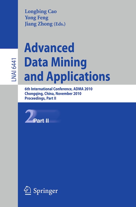 Couverture_Advanced Data Mining and Applications