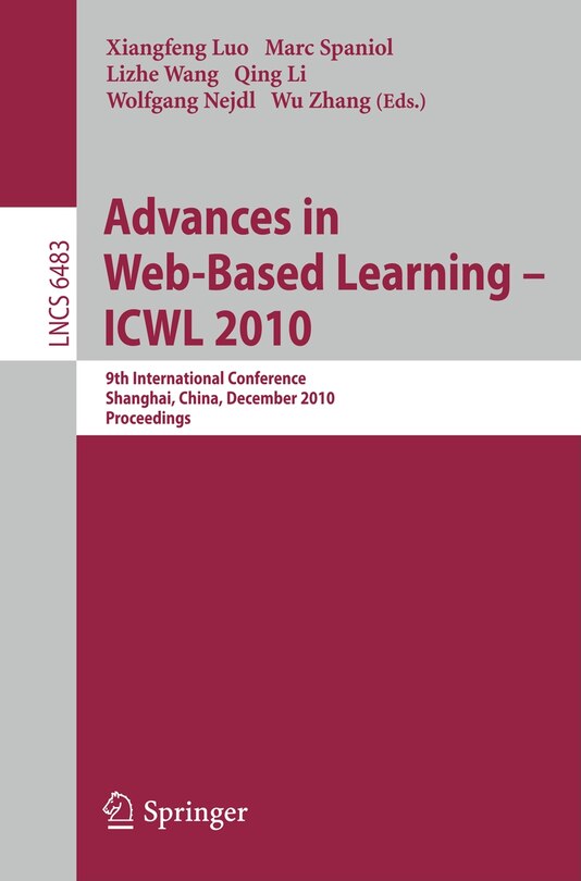 Front cover_Advances in Web-Based Learning - ICWL 2010