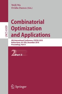 Couverture_Combinatorial Optimization and Applications