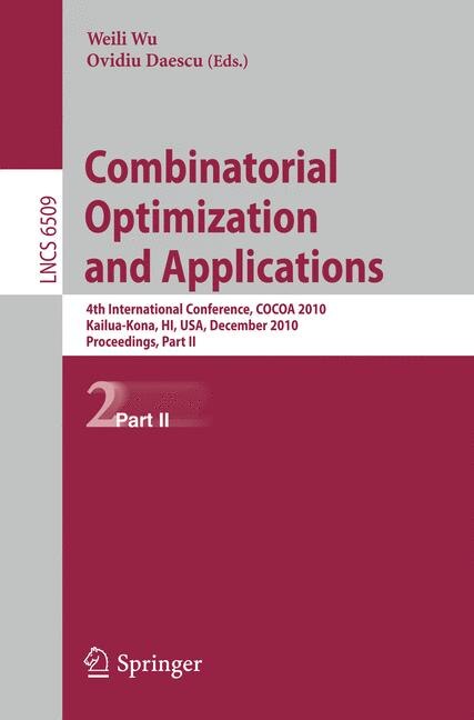 Couverture_Combinatorial Optimization and Applications