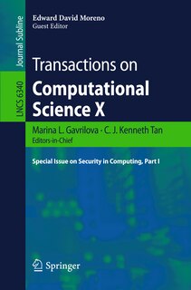 Front cover_Transactions on Computational Science X