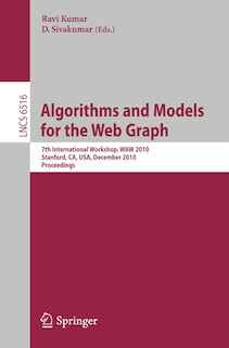 Front cover_Algorithms and Models for the Web-Graph
