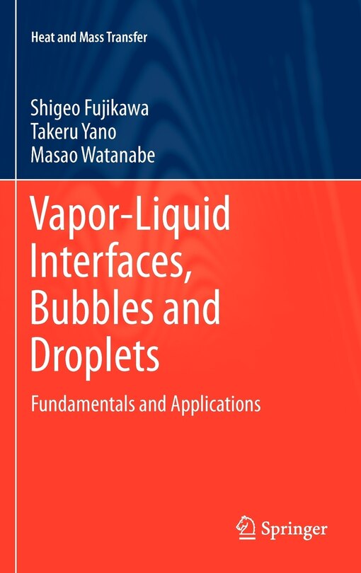 Couverture_Vapor-Liquid Interfaces, Bubbles and Droplets