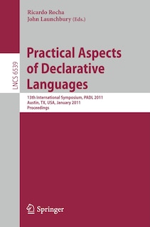Front cover_Practical Aspects of Declarative Languages