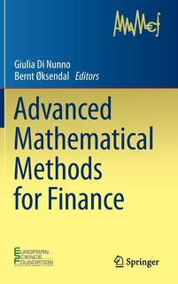 Front cover_Advanced Mathematical Methods for Finance