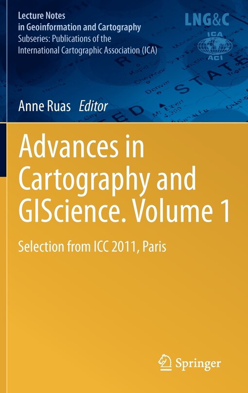 Couverture_Advances In Cartography And Giscience. Volume 1