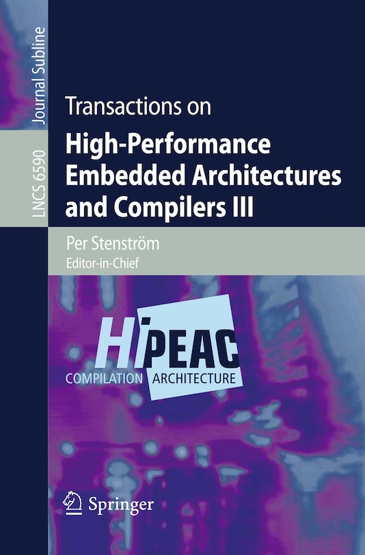 Couverture_Transactions on High-Performance Embedded Architectures and Compilers III