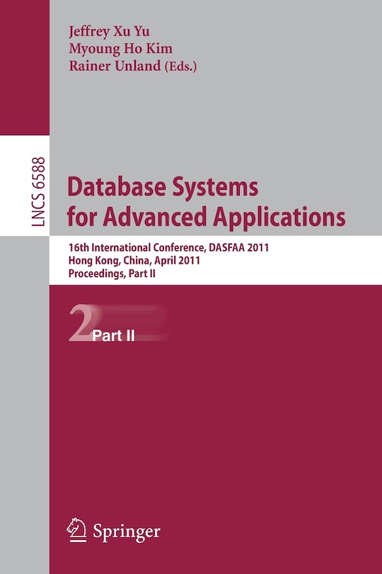Front cover_Database Systems for Advanced Applications