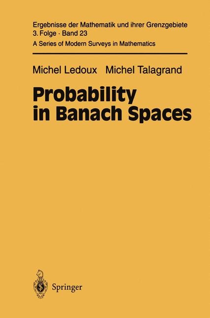 Front cover_Probability In Banach Spaces