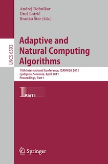 Couverture_Adaptive and Natural Computing Algorithms