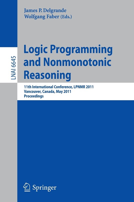 Couverture_Logic Programming and Nonmonotonic Reasoning