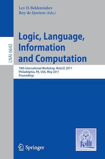 Front cover_Logic, Language, Information, and Computation