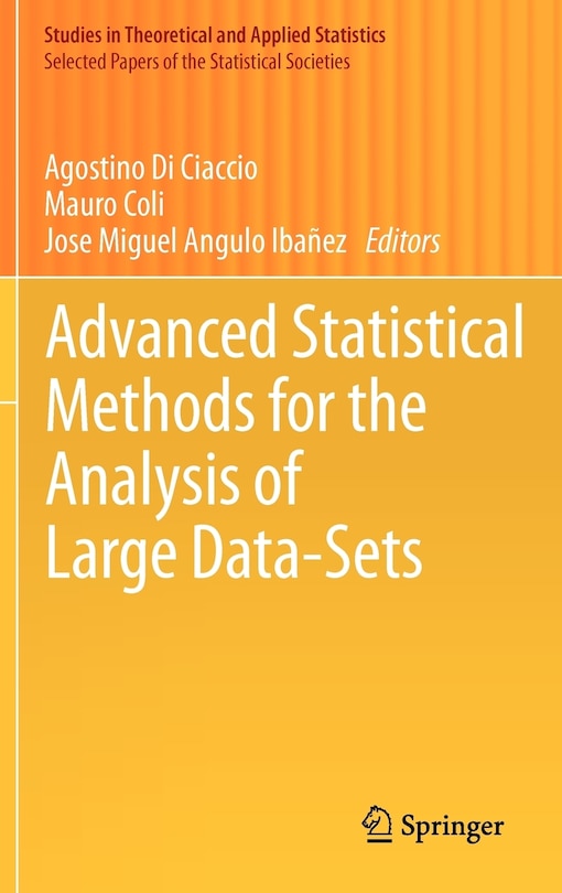Front cover_Advanced Statistical Methods for the Analysis of Large Data-Sets