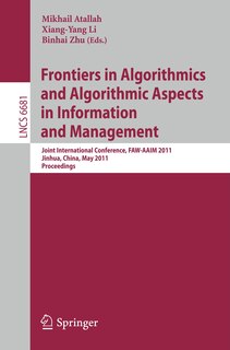 Front cover_Frontiers in Algorithmics and Algorithmic Aspects in Information and Management
