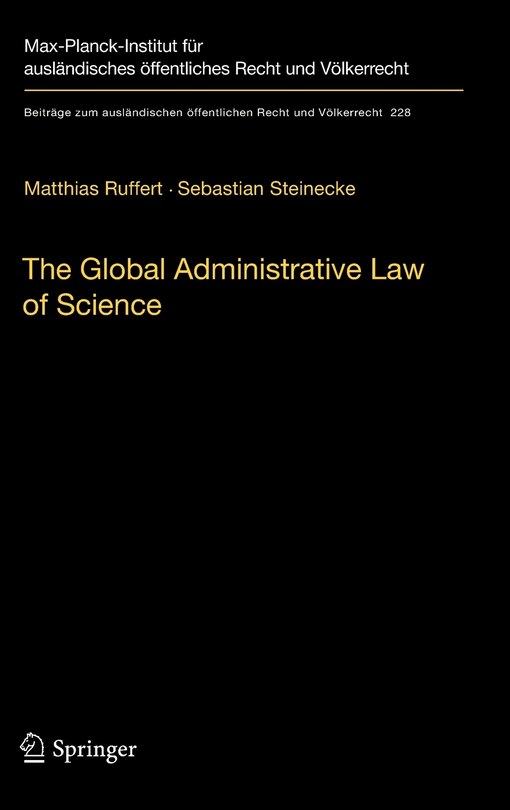 Front cover_The Global Administrative Law of Science