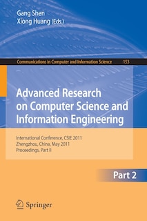 Front cover_Advanced Research on Computer Science and Information Engineering