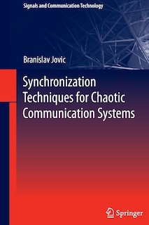 Front cover_Synchronization Techniques for Chaotic Communication Systems