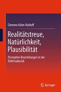 Front cover_Realitätstreue, Natürlichkeit, Plausibilität