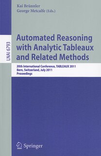 Couverture_Automated Reasoning with Analytic Tableaux and Related Methods