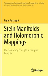 Front cover_Stein Manifolds and Holomorphic Mappings