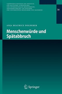 Front cover_Menschenwürde und Spätabbruch
