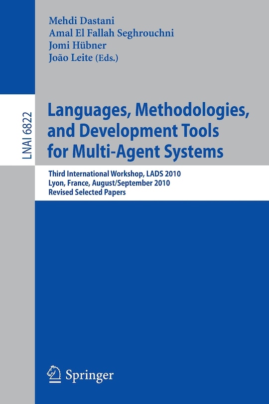 Front cover_Languages, Methodologies, and Development Tools for Multi-Agent Systems