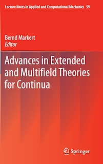 Couverture_Advances in Extended and Multifield Theories for Continua
