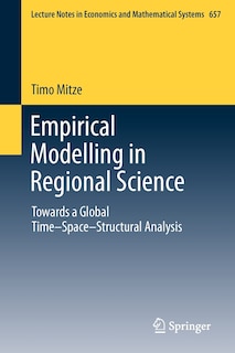 Couverture_Empirical Modelling in Regional Science