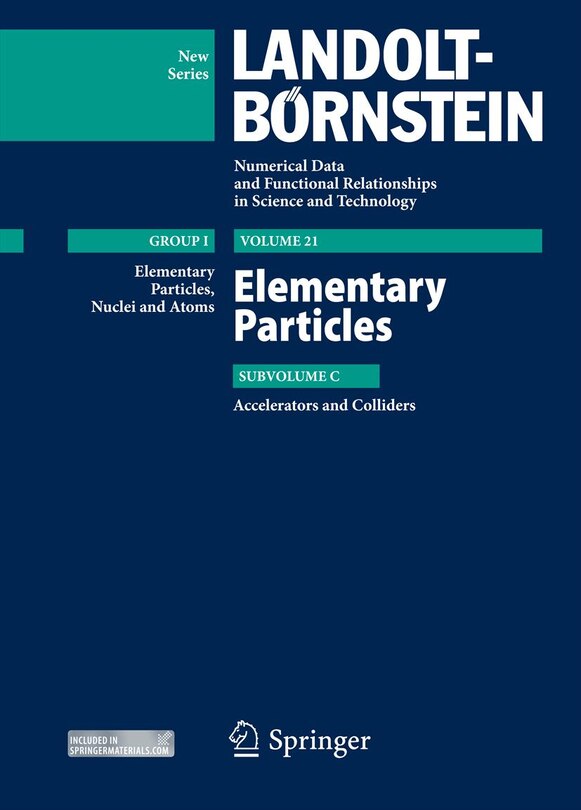 Front cover_Elementary Particles - Accelerators and Colliders