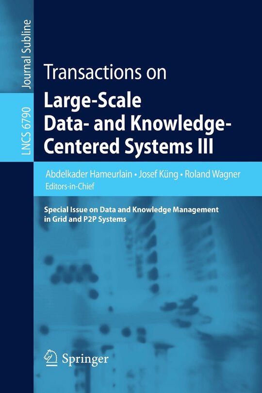 Front cover_Transactions on Large-Scale Data- and Knowledge-Centered Systems III